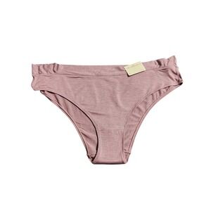 Van Winkle & Co Cheekini Panty L Mauve Modal Spandex Gusset Cotton